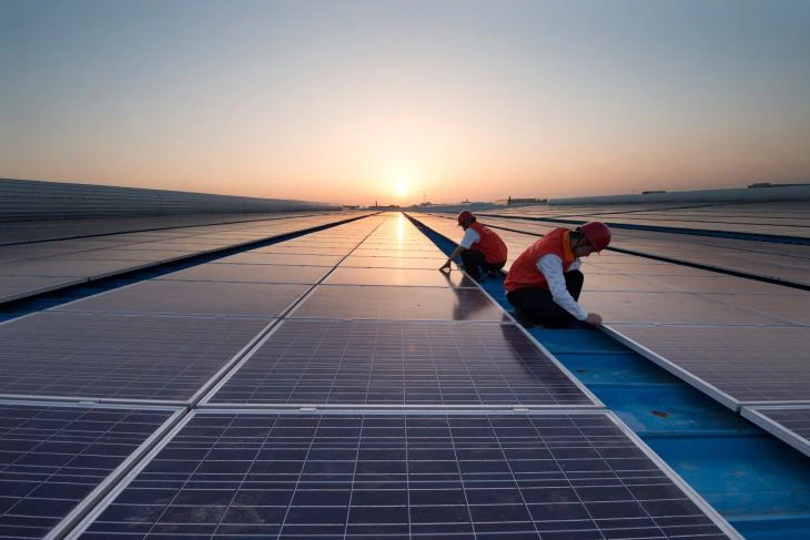 80kw Industrial and Commercial Storage Solar Panel System