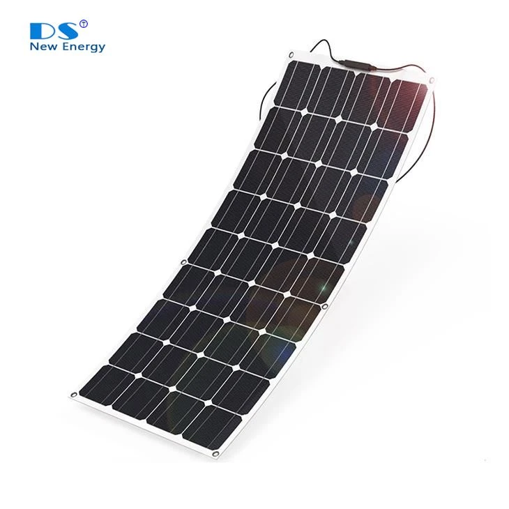 36 celler flexibla och bärbara 130W monokristallin solpanel